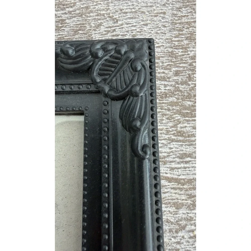 Black Photo Frame Ornate Baroque Victorian Style Boho Shabby Chic 4 x 6 Frame